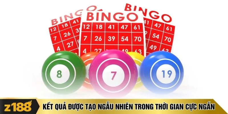 Kết quả được tạo ngẫu nhiên trong thời gian cực ngắn