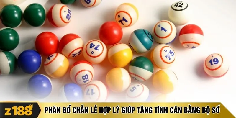 Phân bổ chẵn lẻ hợp lý giúp tăng tính cân bằng bộ số